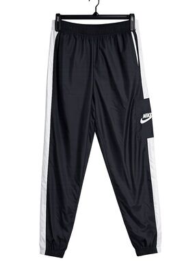 Nike Black and White Side-Stripe Joggers for Kids